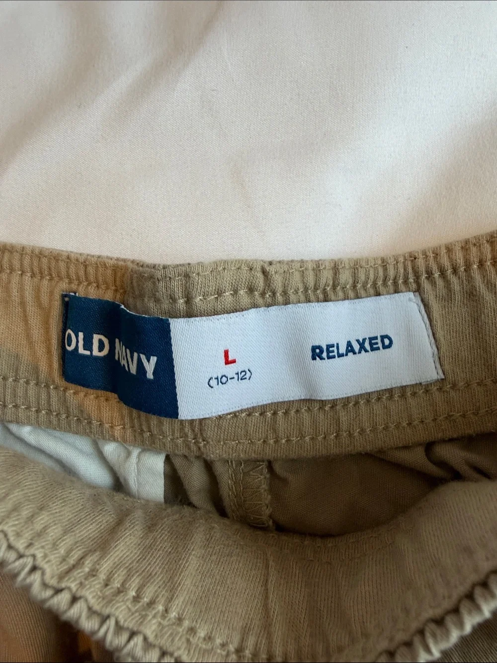 Old Navy BOYS Dock Shorts & Chino Shorts Trio in Olive, Black, and Khaki